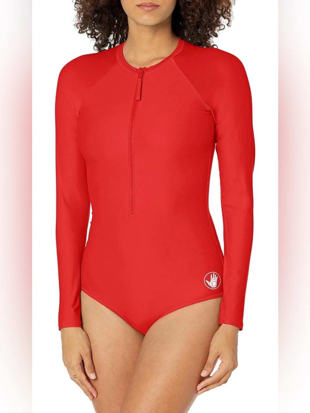 Body Glove Women's Standard Smoothies Channel Solid Long Sleeve One Piece Paddle